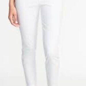 size 14 ladies mid rise ankle chino trousers pixie pant in white
